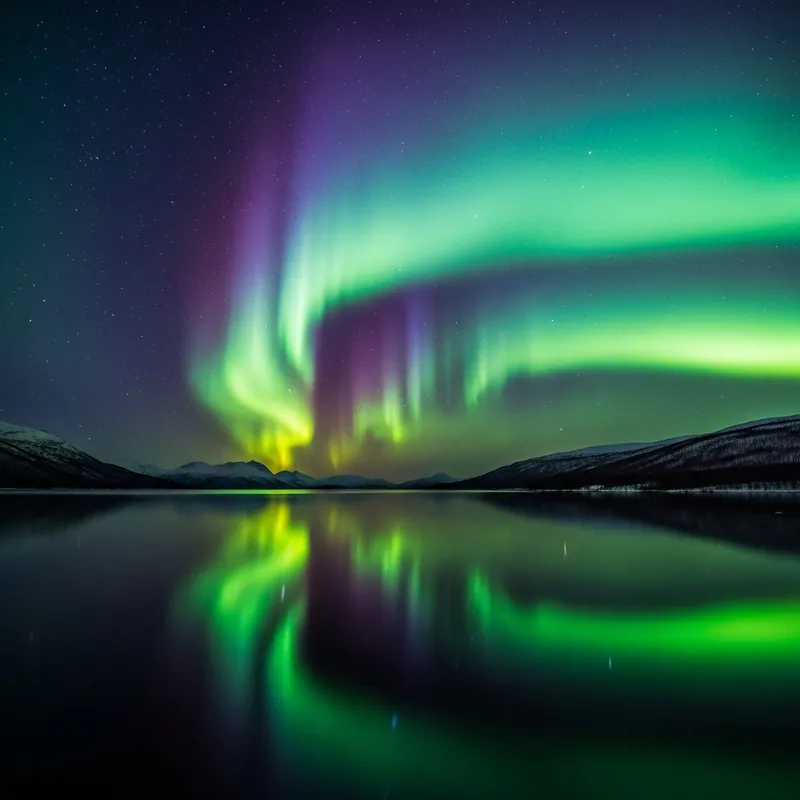 Vynikající jas a magické odlesky polární záře Vynikající jas a magické odlesky polární záře