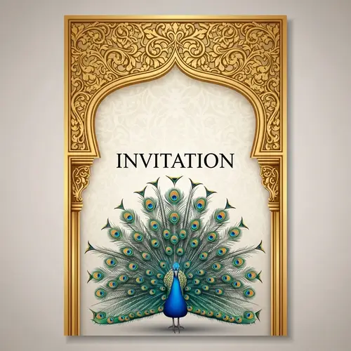 Elegant Ornate Invitation Card Design