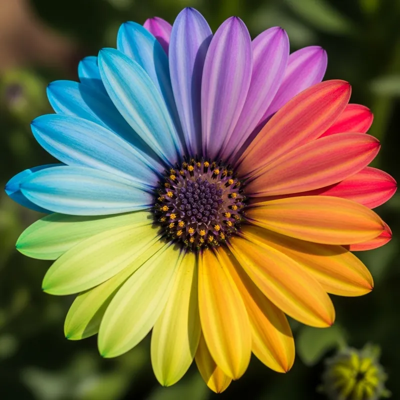 Colorful Flower Blooming with Vibrant Petals