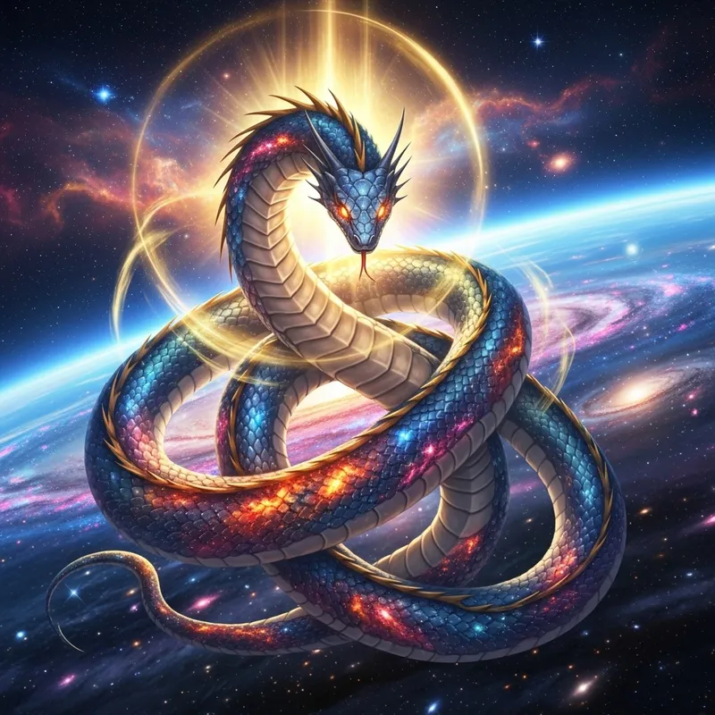Godlike Serpent - Majestic Divine Being