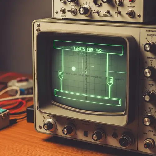 Tennis for Two 1958: Classic Video Game Recreation