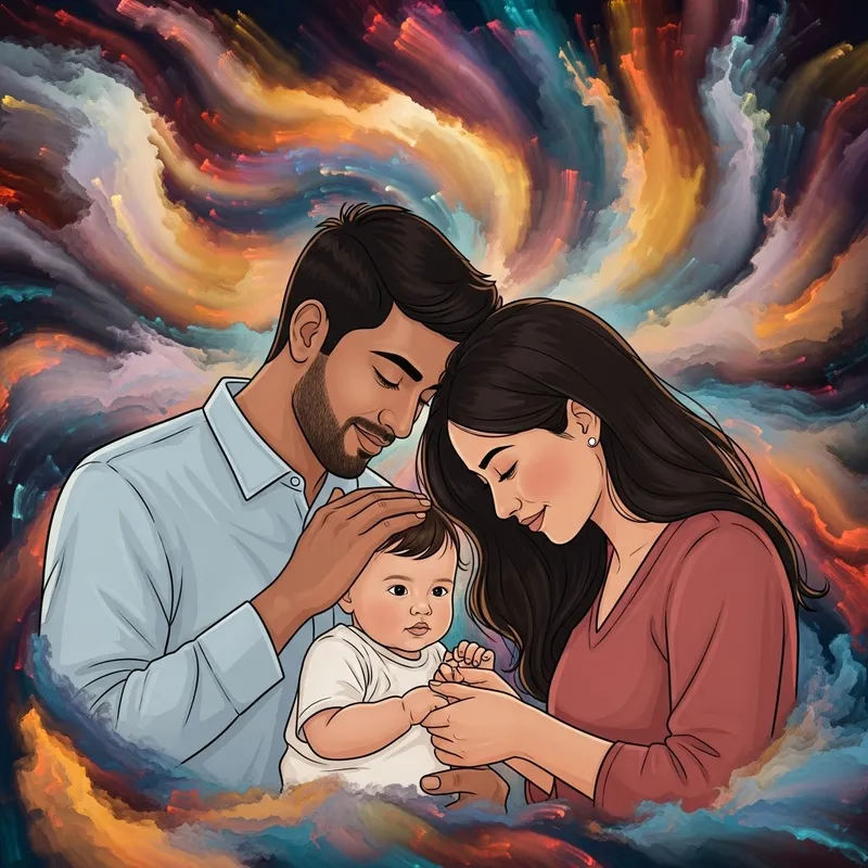 Rocking Parenthood: Abstract Love in Colors