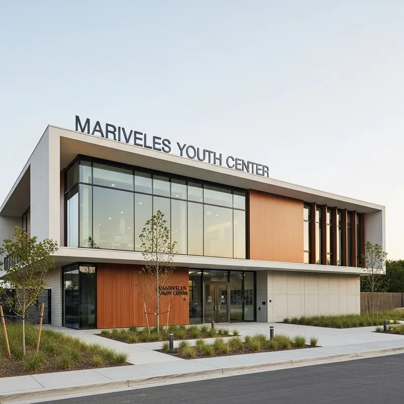 Mariveles Youth Center - One-Story Modern Building Design