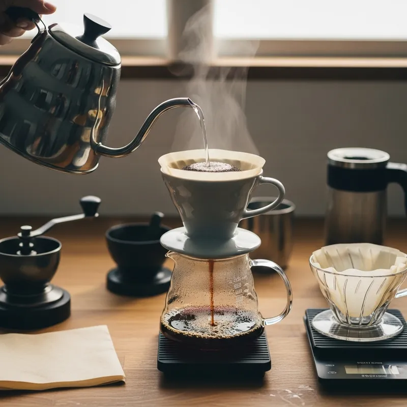 Hand-Brewed Coffee Scene: Perfect Morning Brew