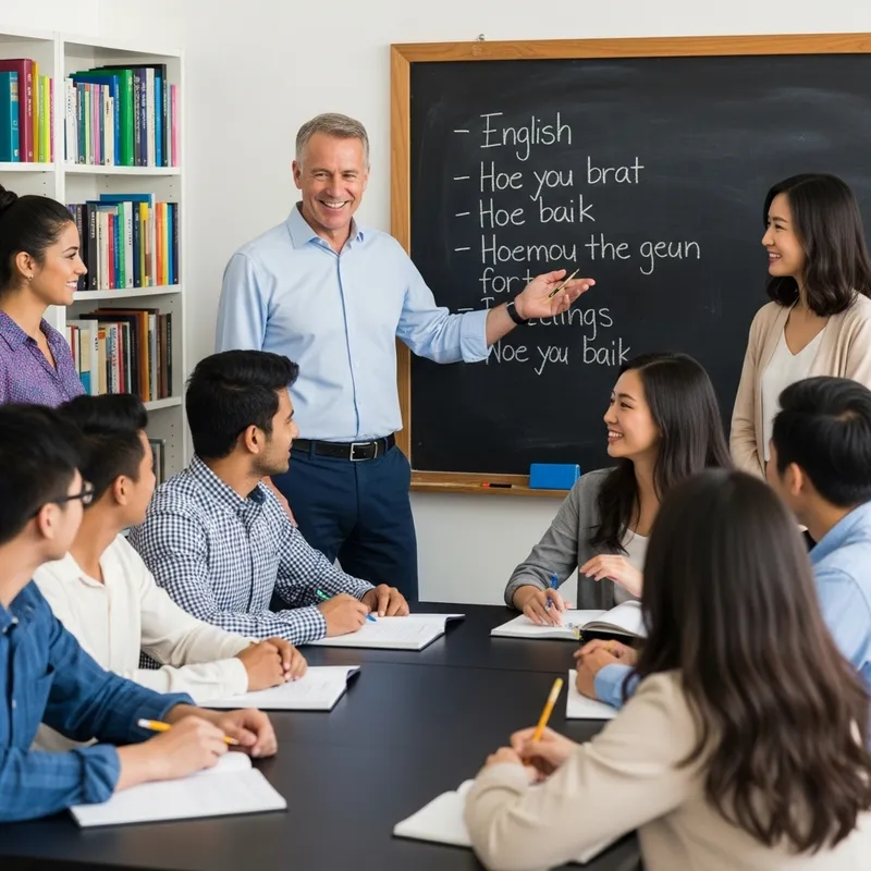 Conversational English Learning | Multicultural Classroom