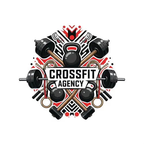 Dynamic CrossFit Agency Logo Design for Strength and Community
