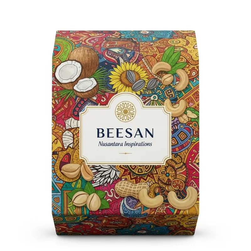 Vibrant Indonesian Cultural Baklava Packaging Design | BEESAN Nusantara Inspirations
