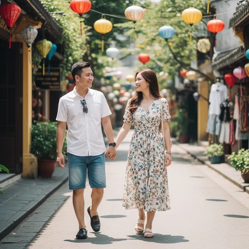 Cường and His Girlfriend: A Joyful Day Out