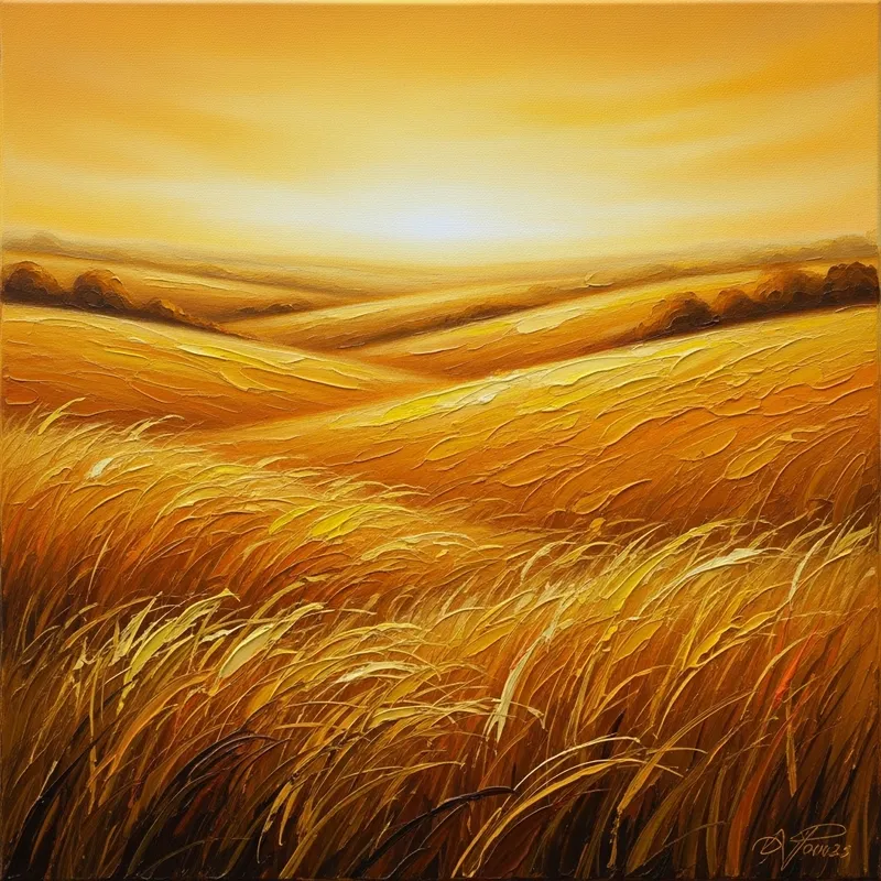 Golden Fields | Capturing the Essence of Tranquil Landscapes