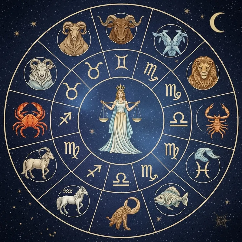 Horoscope Zodiac Signs | Astrological Circle Art Design Horoscope Zodiac Signs | Astrological Circle Art Design
