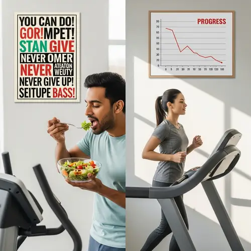 Bright Weight Loss Transformation Scene | Motivational Image