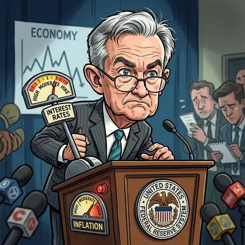 Jerome Powell Caricature Art