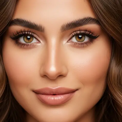 Stunning Close-Up Portrait of a Woman's Face