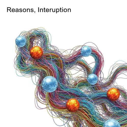Reasons & Interruptions: Intricate Pathways in Multi-colored Hues