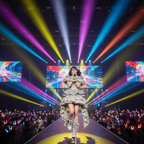 Asian Pop Idol on Stage | Colourful Performance