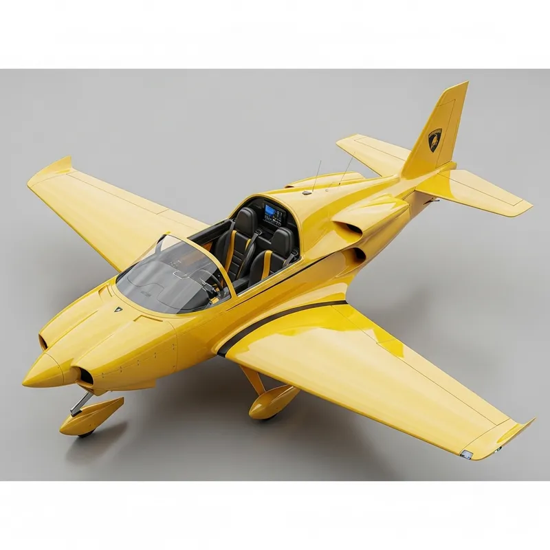 Sleek Lamborghini Racing Airplane: Stunning Design