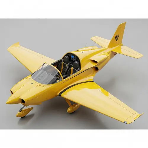 Sleek Lamborghini-Inspired Racing Airplane Design