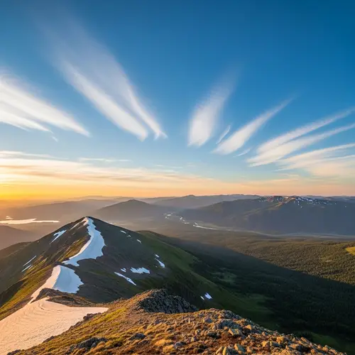 Mountain Top View: Breathtaking Scenic Landscape