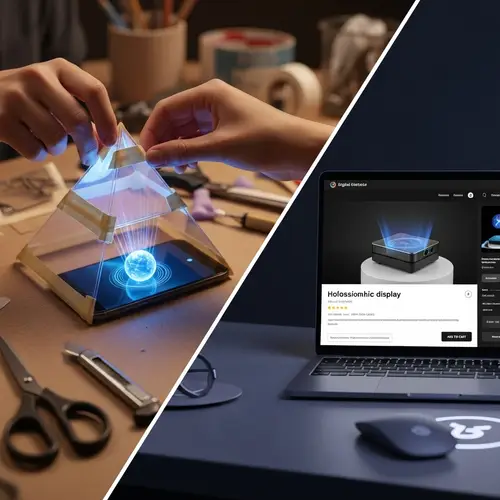 DIY Hologram vs Amazon Purchase: Creativity vs Convenience