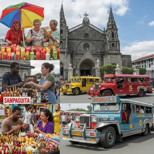 Vibrant Scene at Quiapo Church: Culture and Diversity