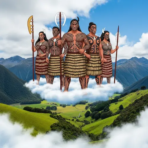 Striking New Zealand Maori Deities | Cultural Heritage Art