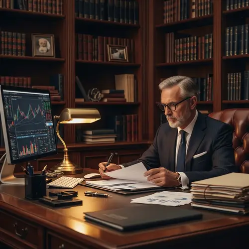 Expert Investor Analyzing Stocks | Warren Buffet Style