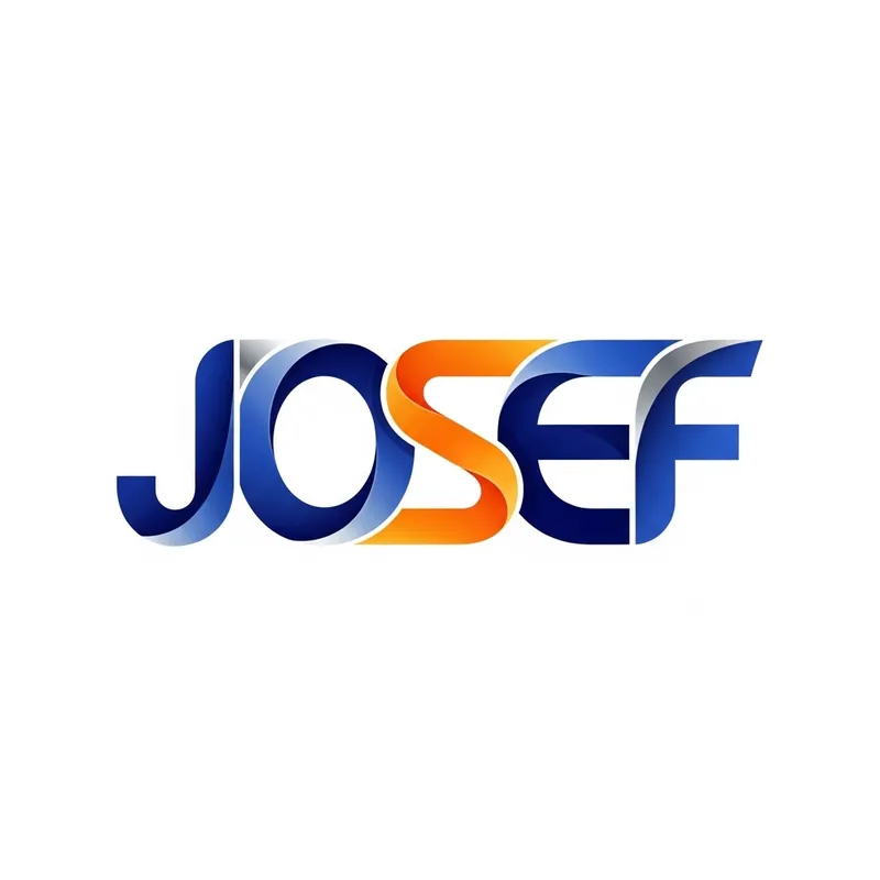 Artistic Logo Design | Fusion of Letters JOSEF