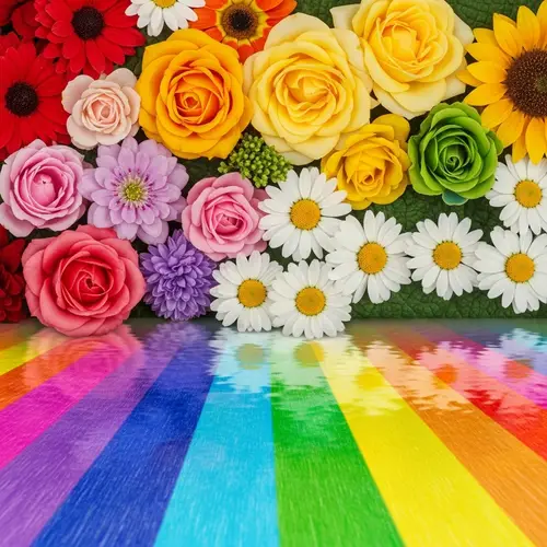 Raw Beauty of Nature - Vibrant Floral Scene