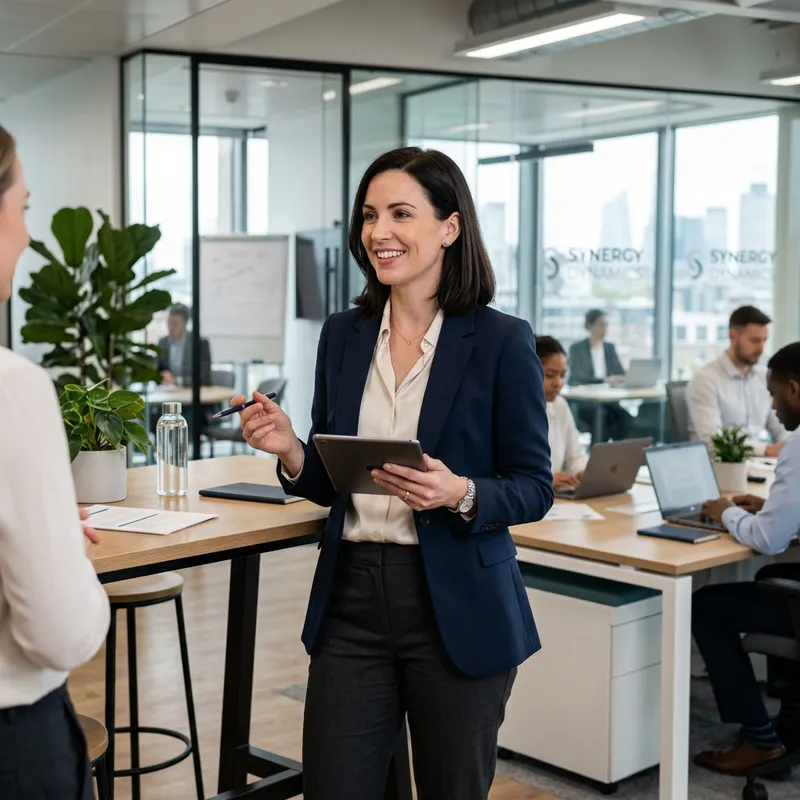 Professional Businesswoman in Modern Office