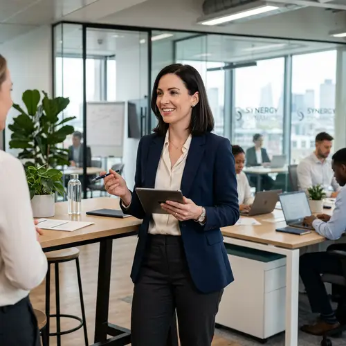 Professional Businesswoman in Modern Office