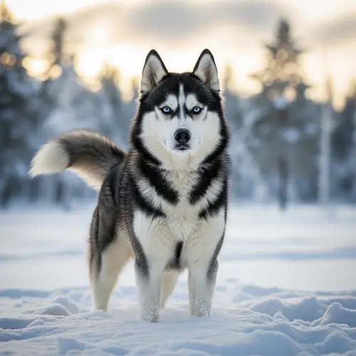 Majestic Husky Dog: Unfailing Spirit of the North