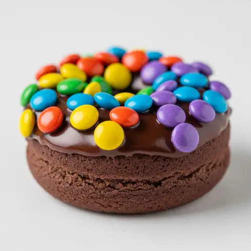 Decadent Chocolate Donut Delight with Colorful Sprinkles