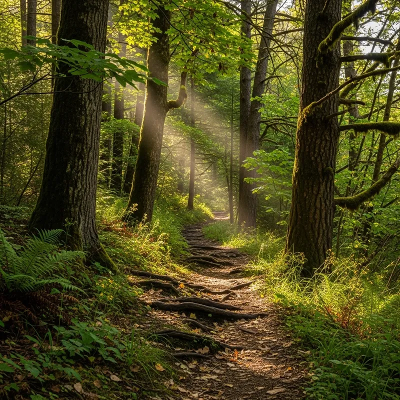 Enchanting Forest Trail | Realism, Hyperrealism, Photorealism