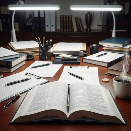 Diligent Lawyer's Workspace | Legal Desk Setup for Success