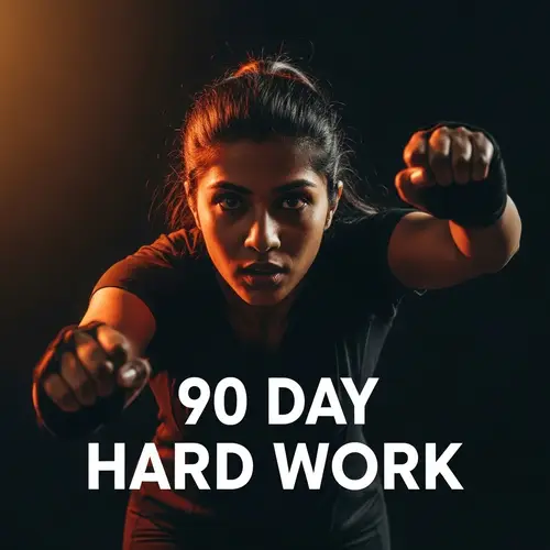 90-Day Hard Work Challenge | Inspiring South Asian Female in Action