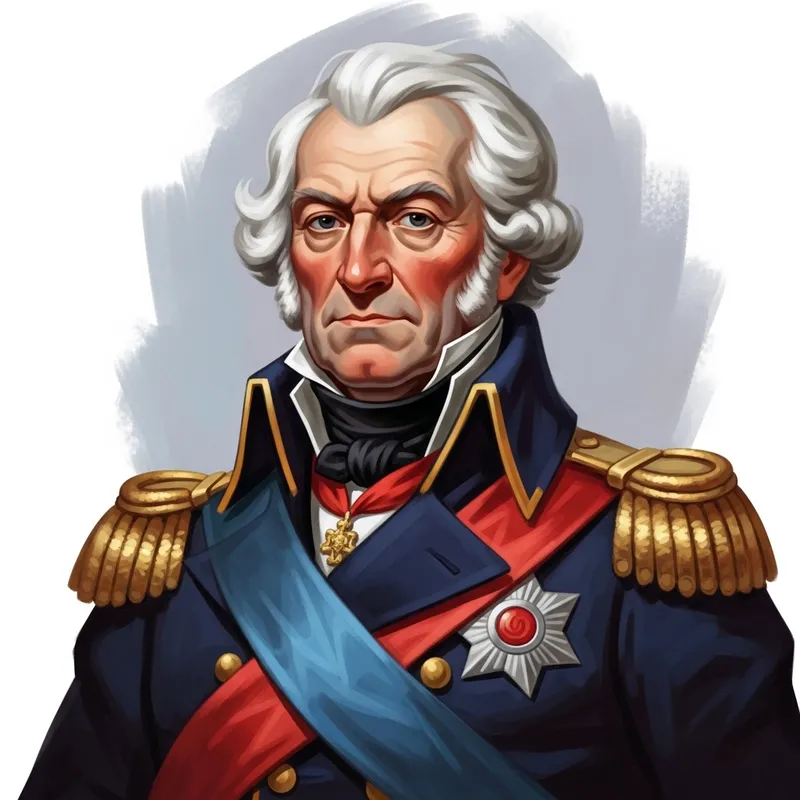 Vibrant Neoclassical Digital Painting of Giuseppe Garibaldi