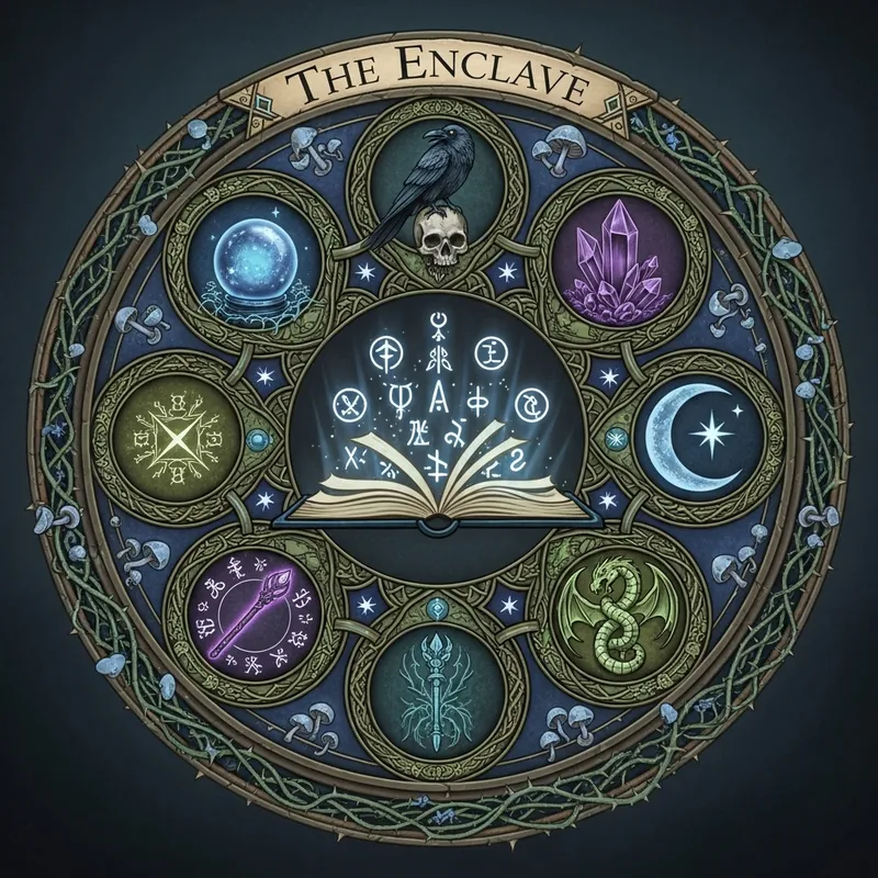 Magical Emblem for The Enclave | Fantasy Design