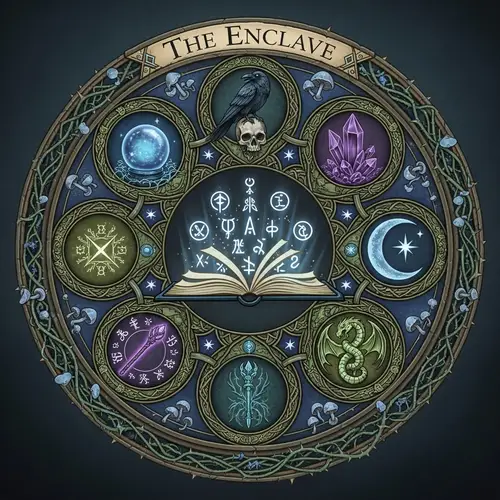 Magical Emblem for The Enclave | Fantasy Design