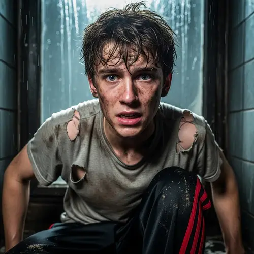 Distressed Teenage Boy of Caucasian Descent | Troublesome Situation