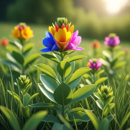 Stunning Flower in a Serene Meadow