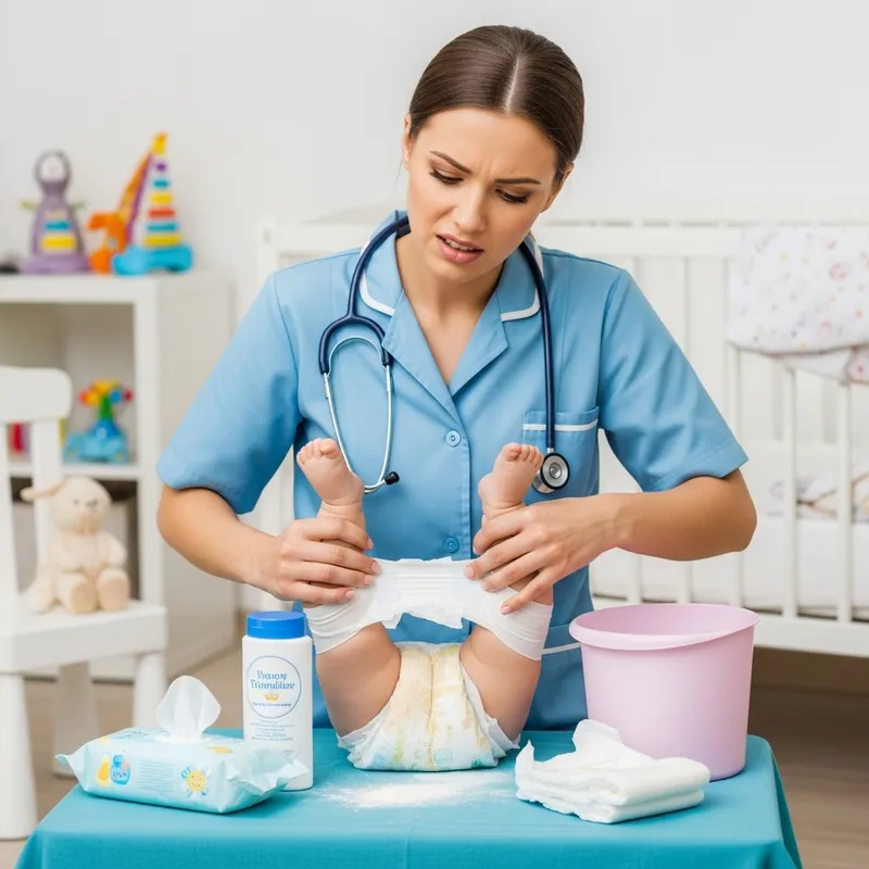 Expert Nursing Diaper Change Service | Nursery Room Scene