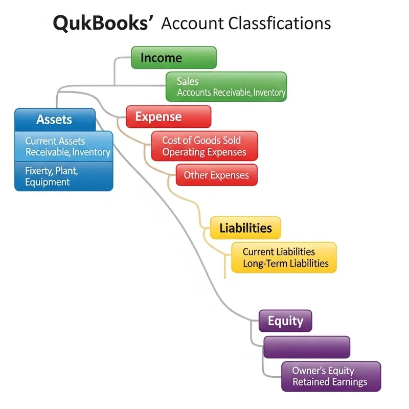QuickBooks Chart of Accounts and Categories