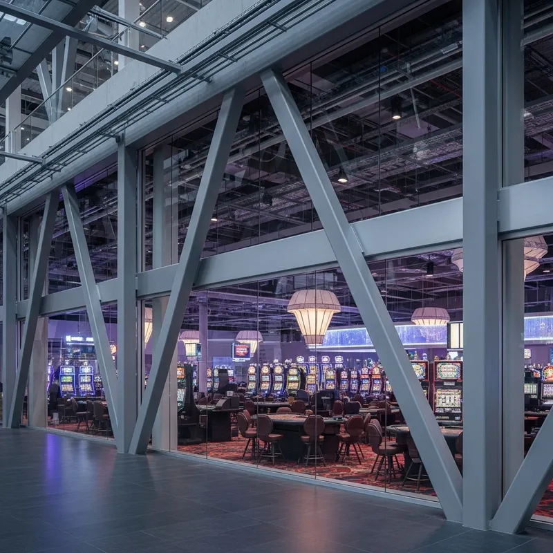 Casino in Engineering Photography Style