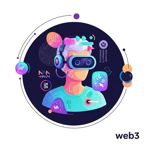 Web3 Avatar - Digital Entity with Cybernated Elegance