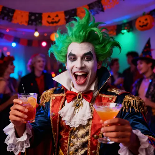 Vibrant Costume Party Celebration