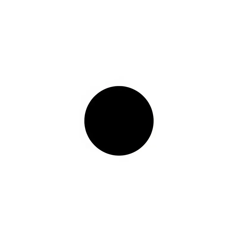 Stylish Minimalistic Black Dot Artwork