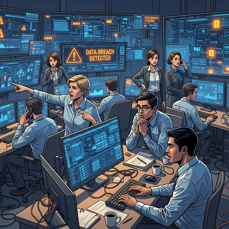 Discovering Cyber Attack: Staff Panic in High-Tech IT Room Discovering Cyber Attack: Staff Panic in High-Tech IT Room