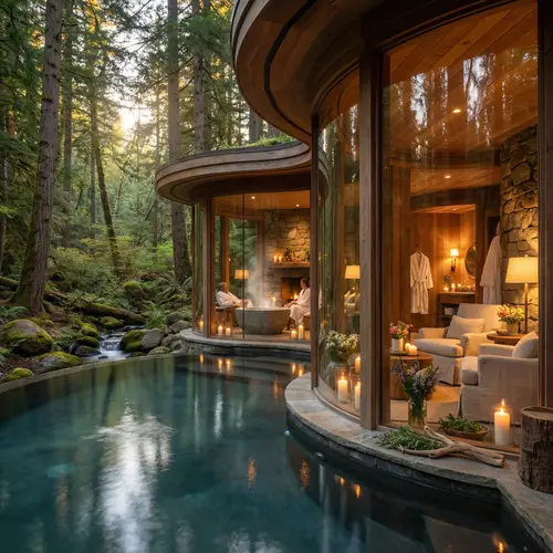 Serene Spa Retreat in Nature's Embrace