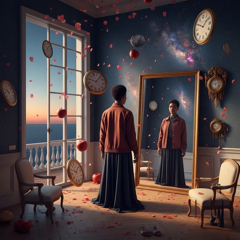 Surreal Self-Reflection: A Journey Through Imagination Surreal Self-Reflection: A Journey Through Imagination