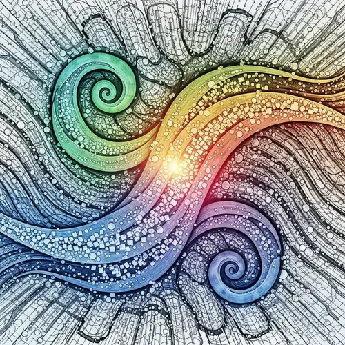 Interconnection of Life and Quantum Energy Sketch